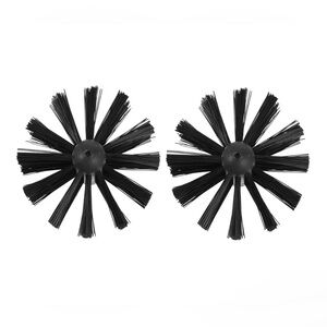 2 Pcs 4 Inch Chimney Brush Head, Fireplace Cleaner Dryer Vent Cleaner